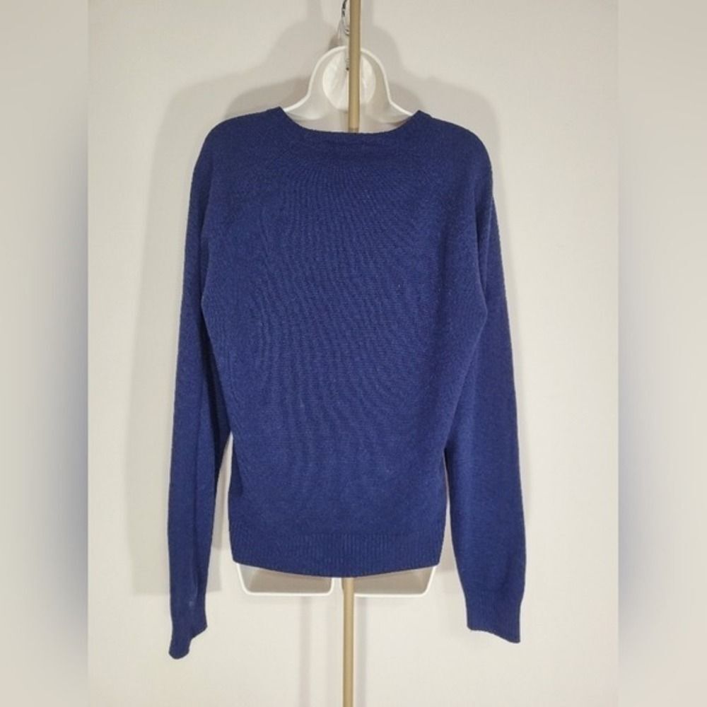 Washable Wool Brooks Brothers 346 Sweater M/ M Blue Crewneck LN - Picture 7 of 16